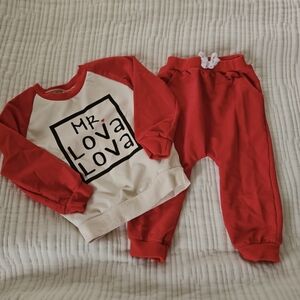 Toddler Valentine's Jogger Set